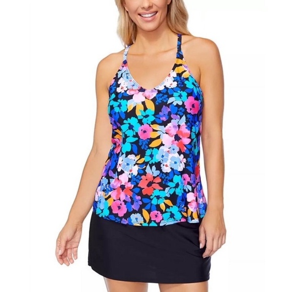 Island Escape Other - NWT, Island Escape Tellulah Floral Tankini Swim Top